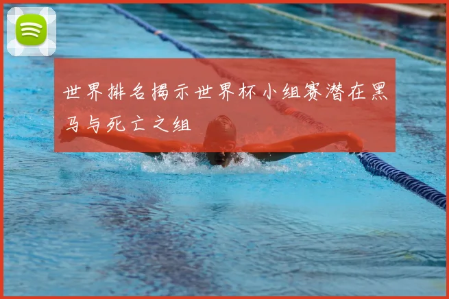 世界排名揭示世界杯小组赛潜在黑马与死亡之组