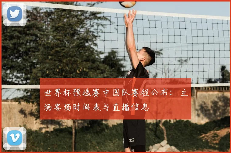 世界杯预选赛中国队赛程公布:主场客场时间表与直播信息